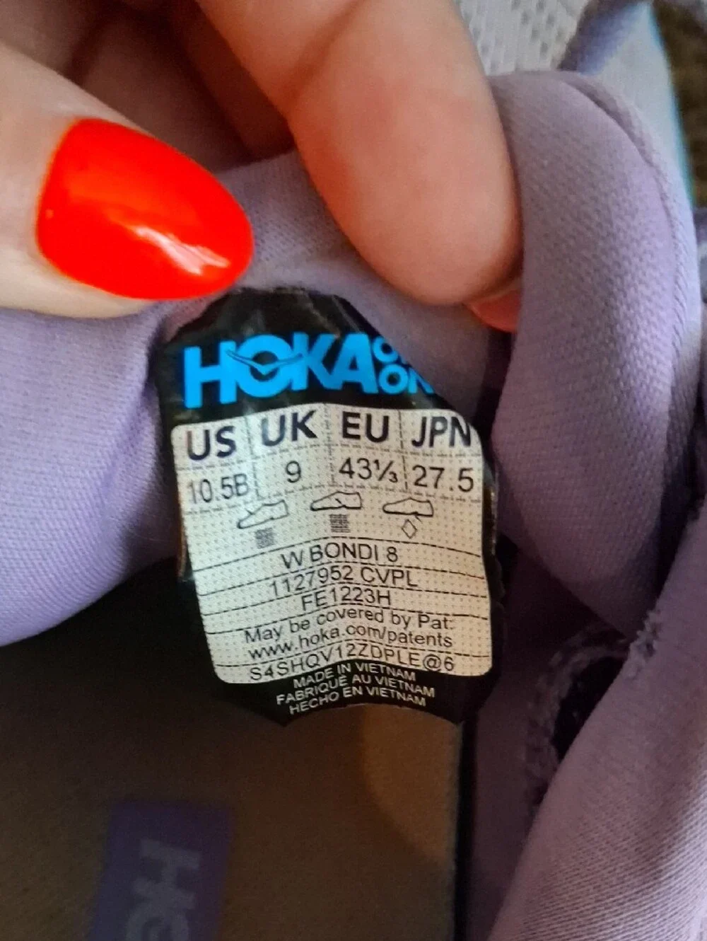 Women's Size 10.5 Hokas